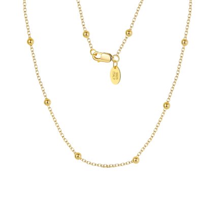 11519-srebrny-łańcuszek-jayden-50-cm-szerokość-1-mm-pozłacany majya pl