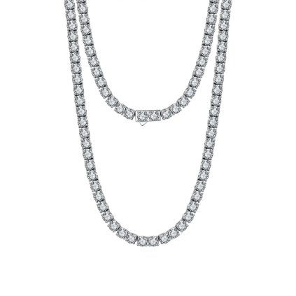 11599-srebrny-tenisowy-łańcuszek-done-50-cm-szerokość-4-mm majya pl