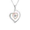 11279 srebrny naszyjnik wisiorek urocze serce odkryj w majya cz