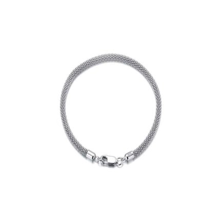 11229 strieborný náramok madlen 16 cm šírka 3 mm majya cz