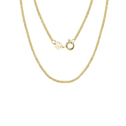 11531-strieborny-retiazka-myron-40-cm-sirka-1-2-mm-pozlateny majya sk