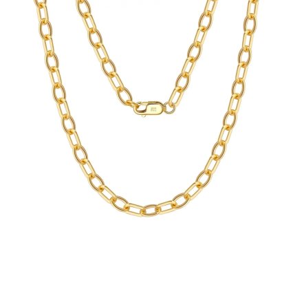 11583-strieborny-retiazka-adam-55-cm-sirka-5-mm-pozlateny majya sk