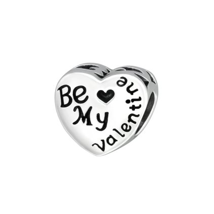 11921 may story strieborný korálik be my valentine majya sk