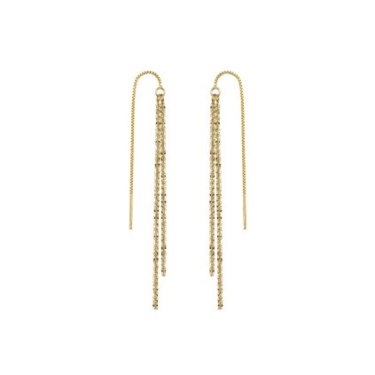 11972 strieborné náušnice Edith pozlátené majya.sk