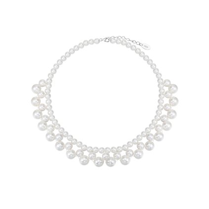 11960 strieborná retiazka s perlami majya.sk