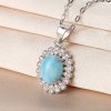 10256 strieborný prívesok s tyrkysovým kamienkom 1