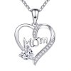 11009 strieborný prívesok srdce mamička kúpiť na majya cz