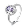 11115 strieborný prsteň violette iba na majya cz