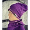 Čepice - fialová