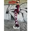 kalhoty Flow bordo