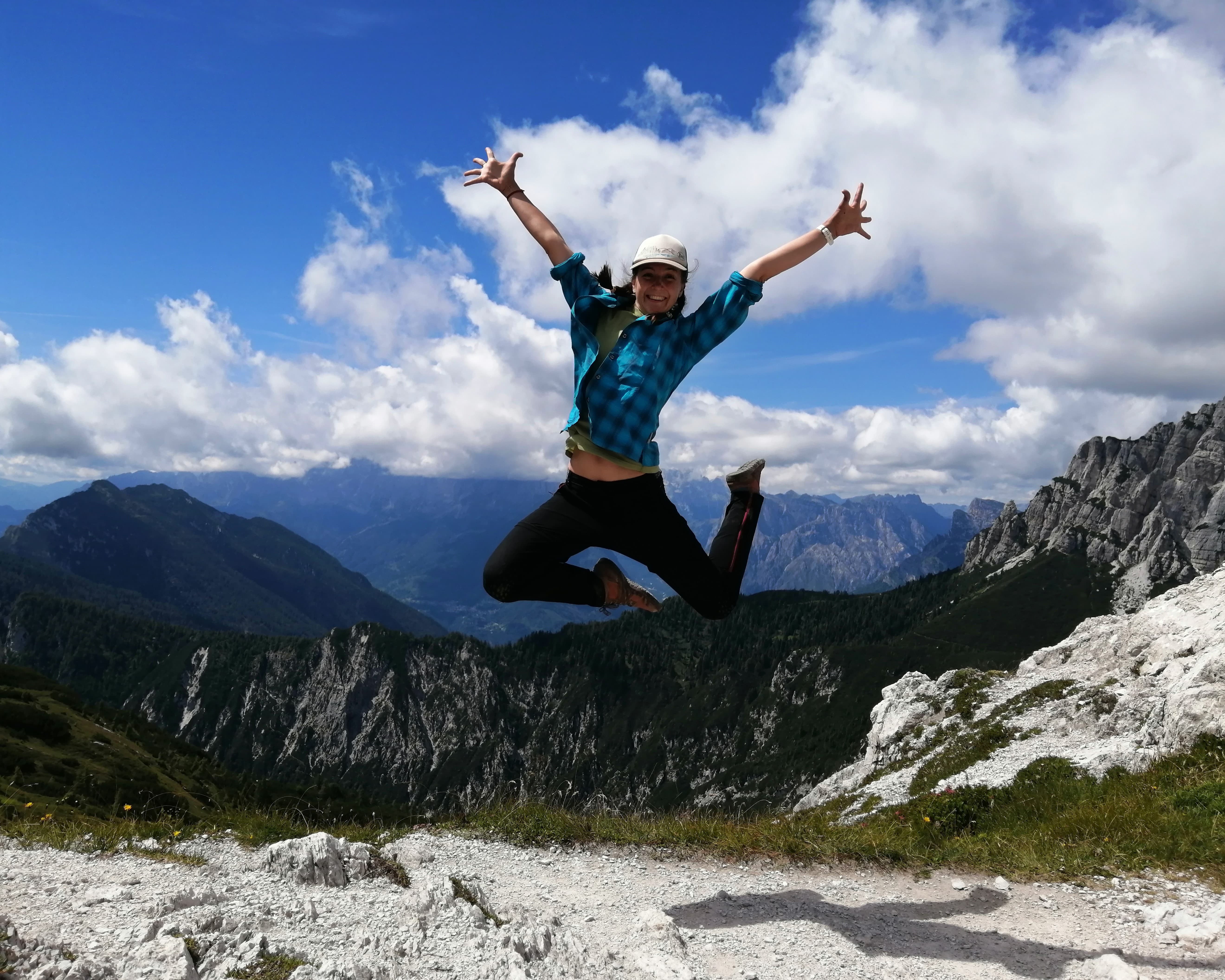 Mamča na treku - Alta Via den 10