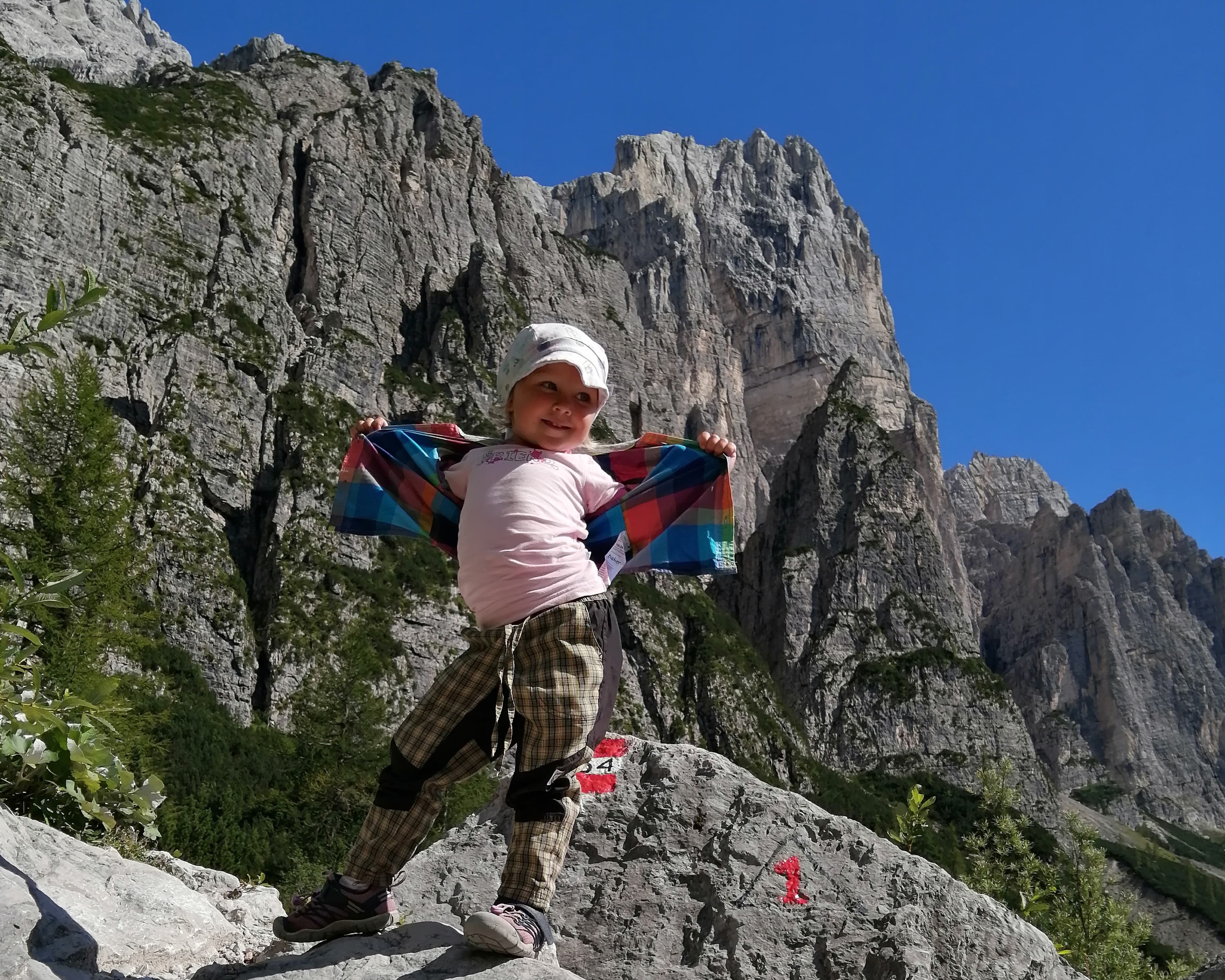 Mamča na treku - Alta Via den 8