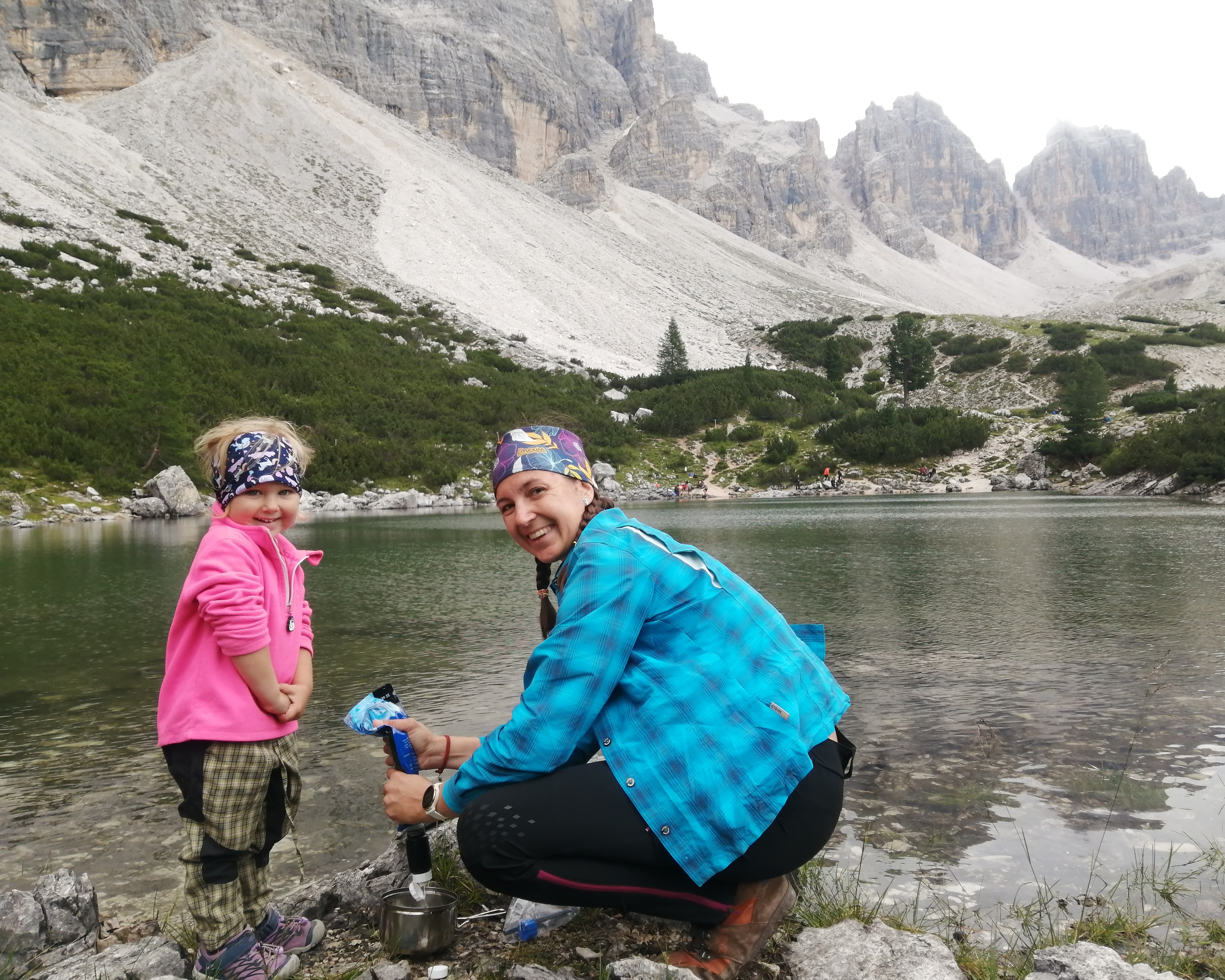 Mamča na treku - Alta Via den 4