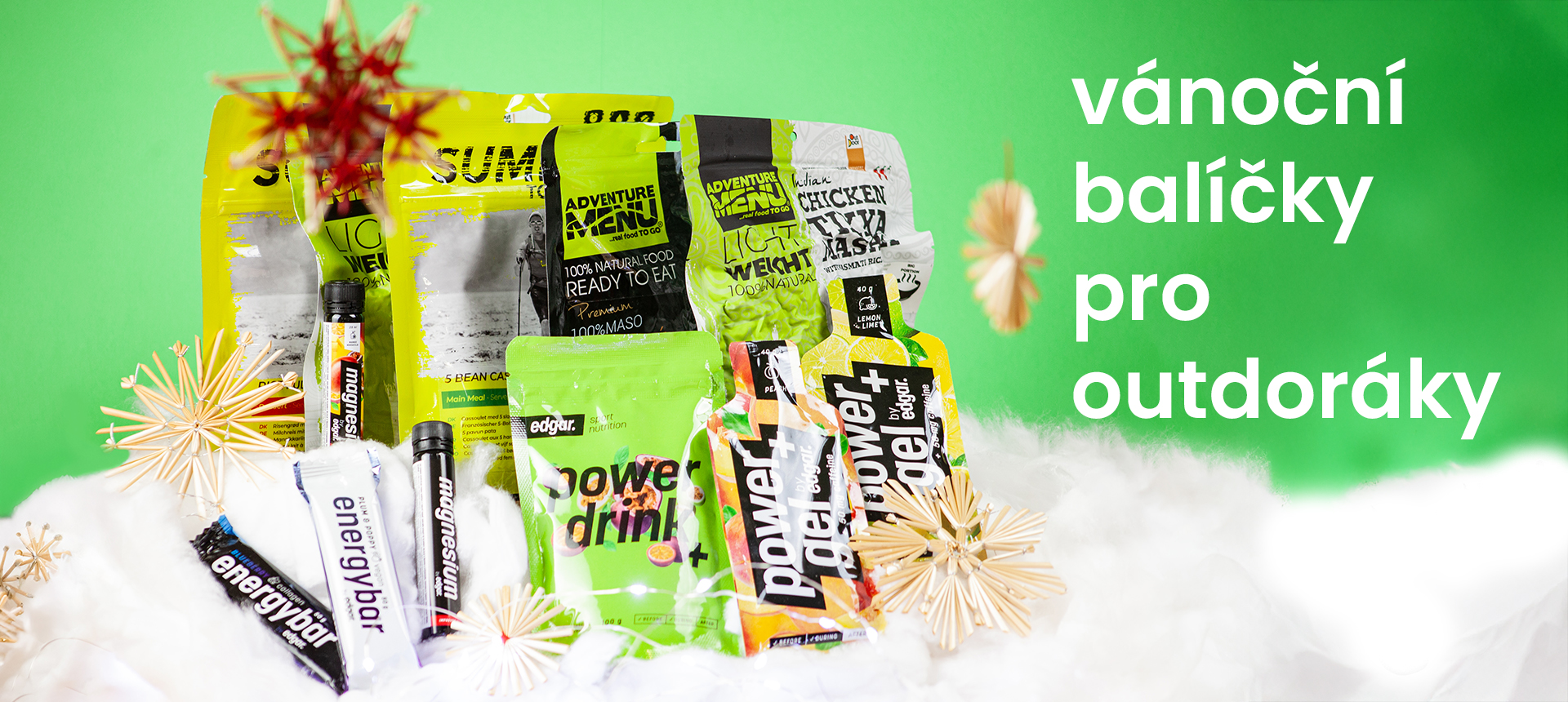 Vánoční balíček pro outdoráky