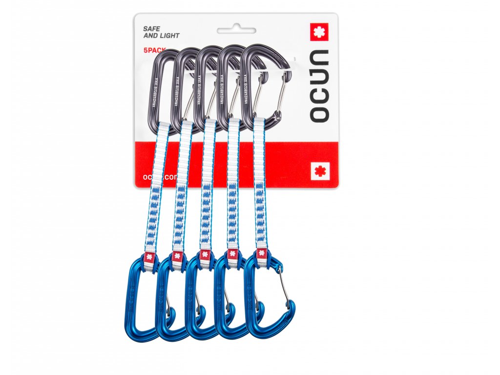 Ocún Set Expresek Hawk QD wire DYN 11mm 15cm 5pack  + magnézium Ocún