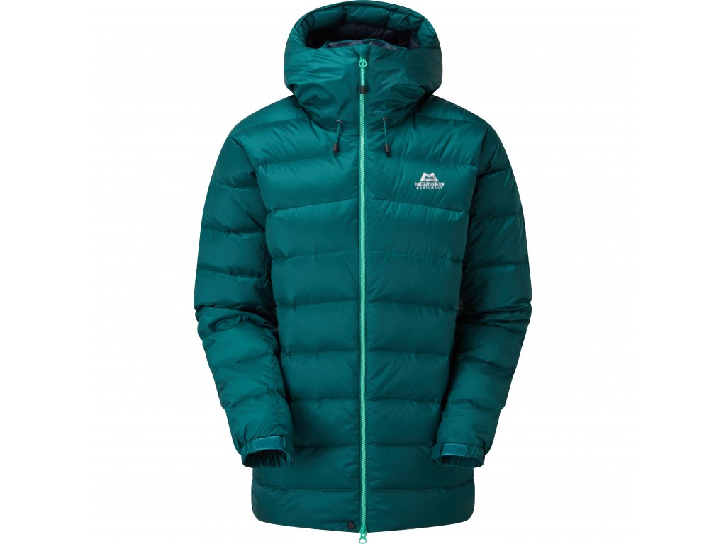 Mountain Equipment dámská péřová bunda Senja Wmns Jacket Barva: Deep Teal, Velikost: 16/XL