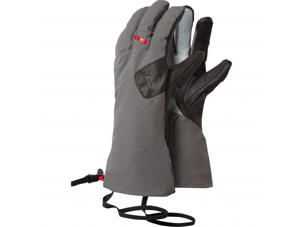 Mountain Equipment rukavice Direkt Gauntlet Barva: Shadow/Black, Velikost: XS