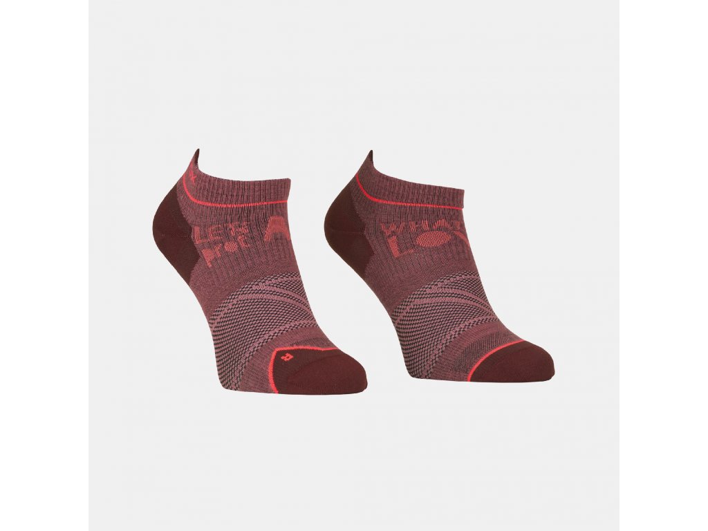 Ortovox dámské merino ponožky Alpine Light Low Socks W Barva: mountain rose, Velikost: 39-41