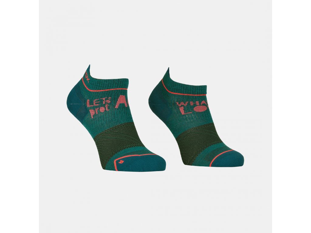 Ortovox dámské merino ponožky Alpine Light Low Socks W Barva: pacific green, Velikost: 39-41