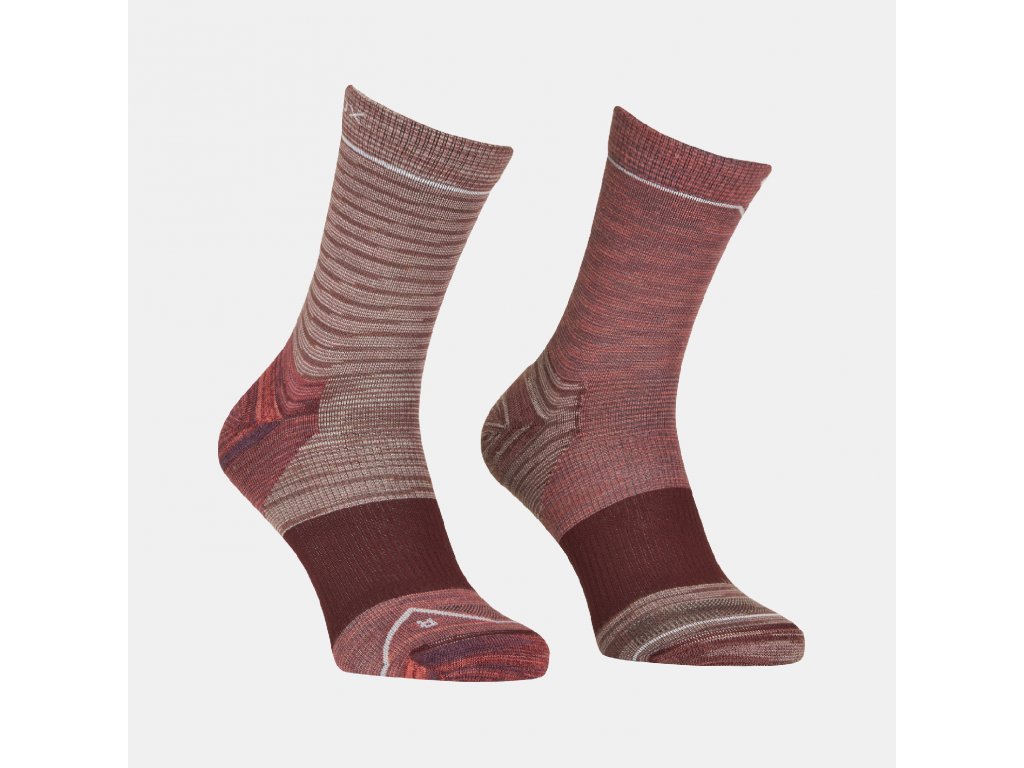 Ortovox dámské merino ponožky Alpine Mid Socks W Barva: wild rose, Velikost: 39-41