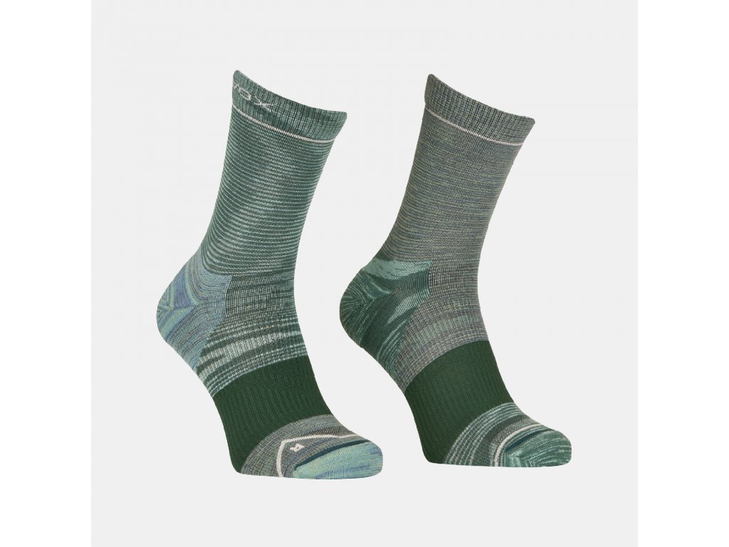 Ortovox pánské merino ponožky Alpine Mid Socks M Barva: dark pacific, Velikost: 39-41