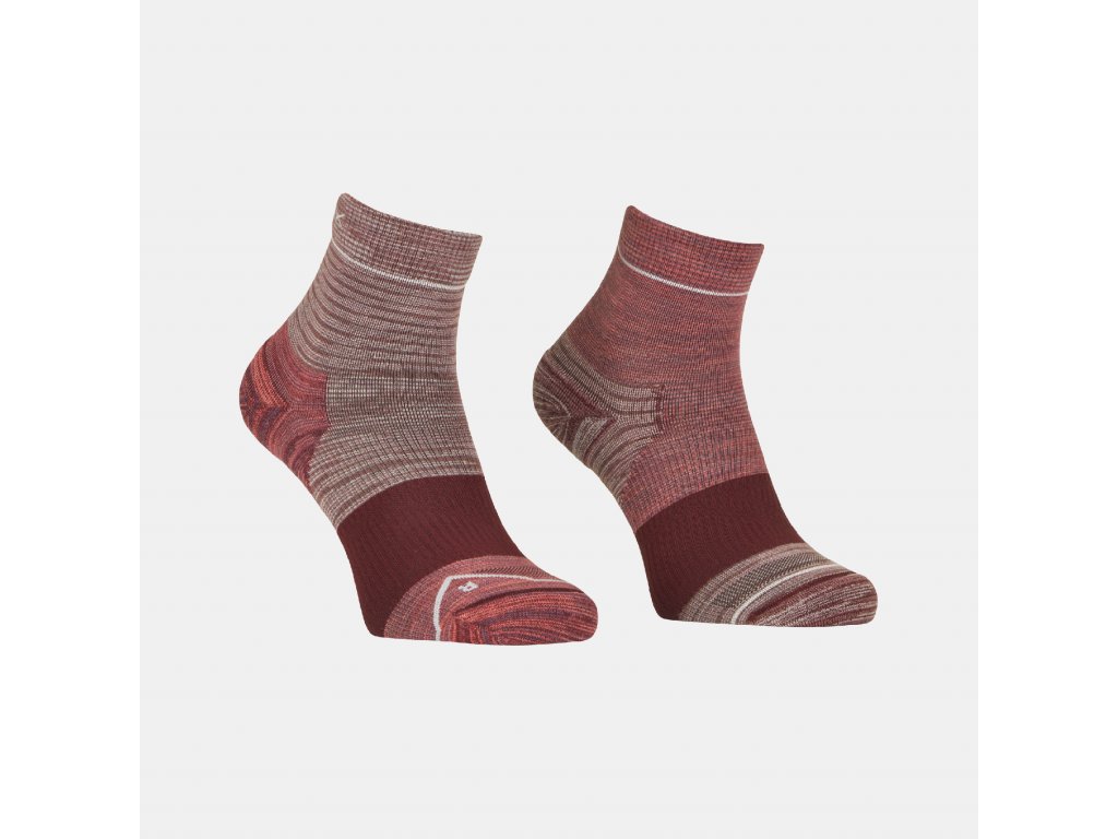 Ortovox dámské merino ponožky Alpine Quarter Socks W Barva: wild rose, Velikost: 39-41