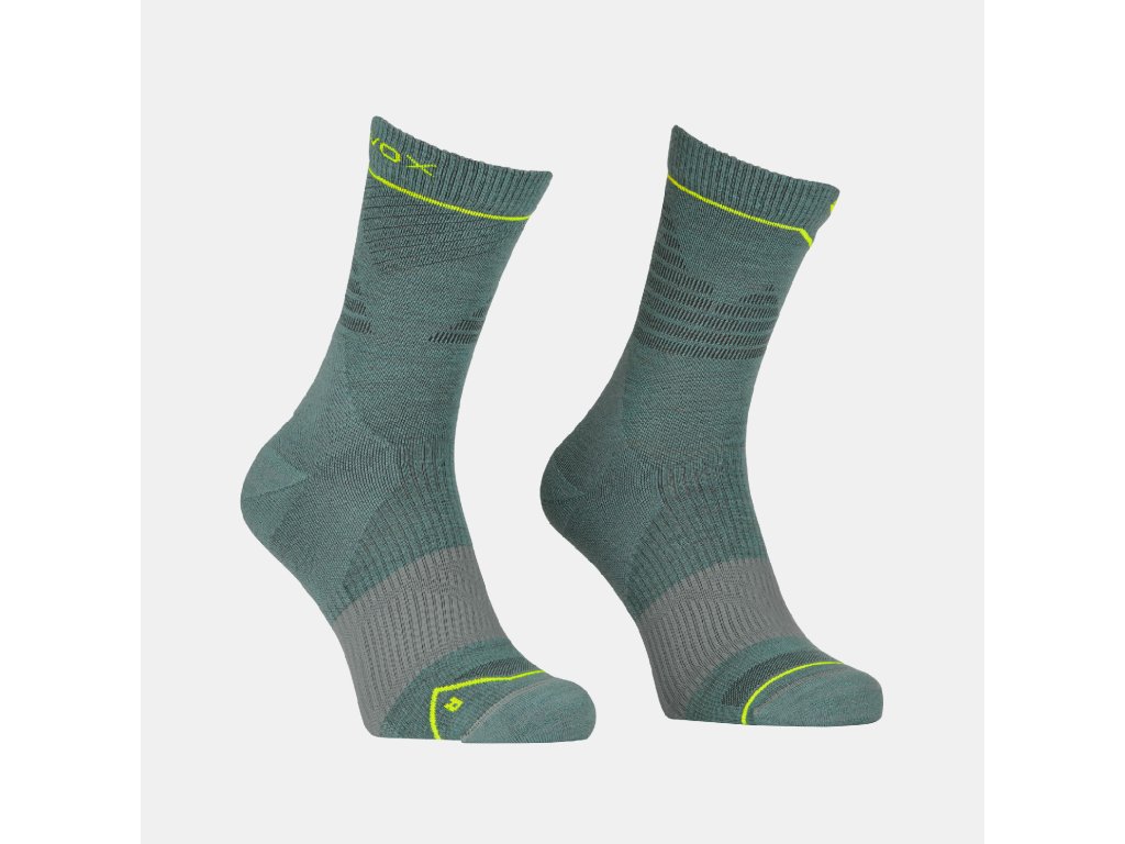 Ortovox pánské merino ponožky Alpine Pro Comp Mid Socks M Barva: arctic grey, Velikost: 39-41
