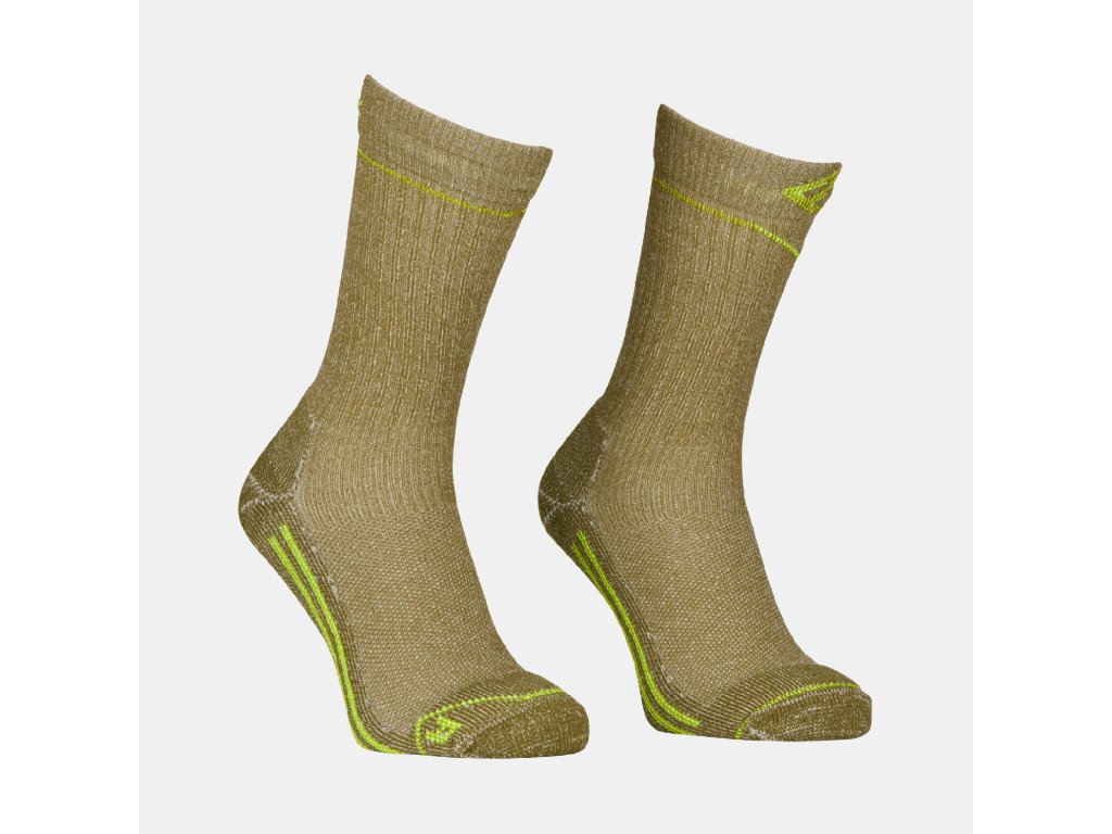 Ortovox pánské merino ponožky Hike Classic Mid Socks M Barva: green moss, Velikost: 39-41