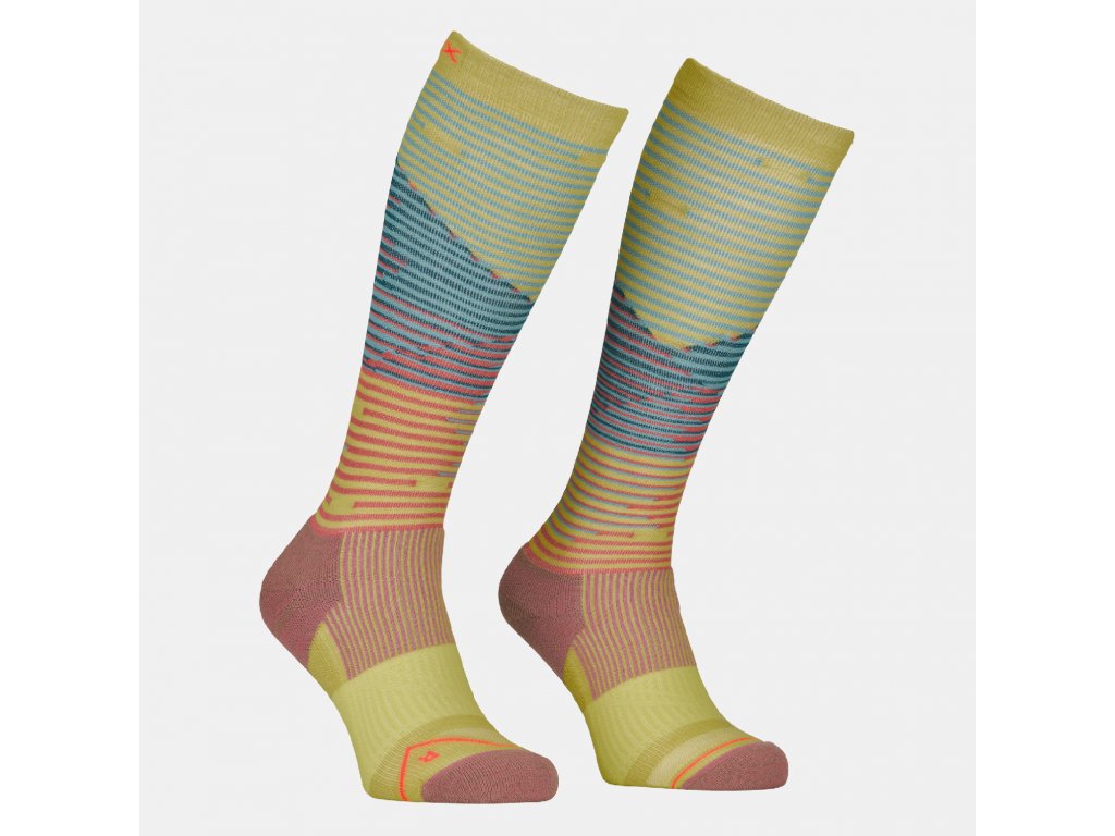 Ortovox dámské merino ponožky All Mountain Long Socks W Barva: wabisabi, Velikost: 39-41