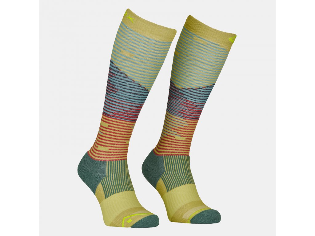 Ortovox pánské merino ponožky All Mountain Long Socks M Barva: wabisabi, Velikost: 39-41