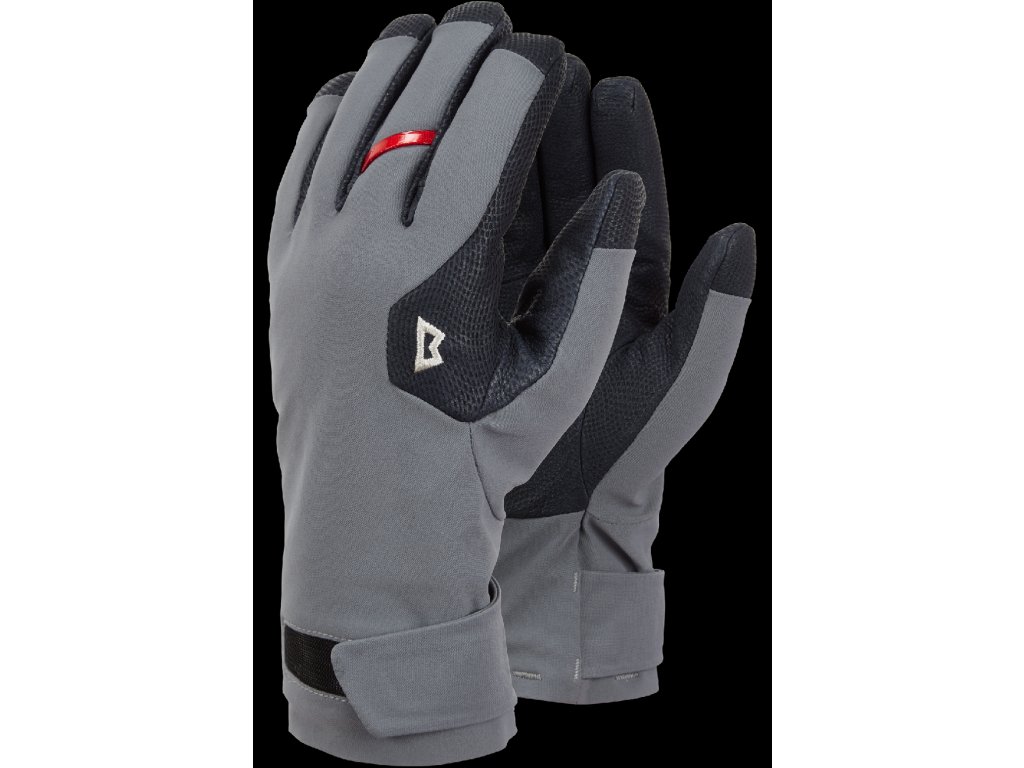Mountain equipment rukavice Hard Mixed Glove Barva: Flint Grey/Dark Navy, Velikost: M