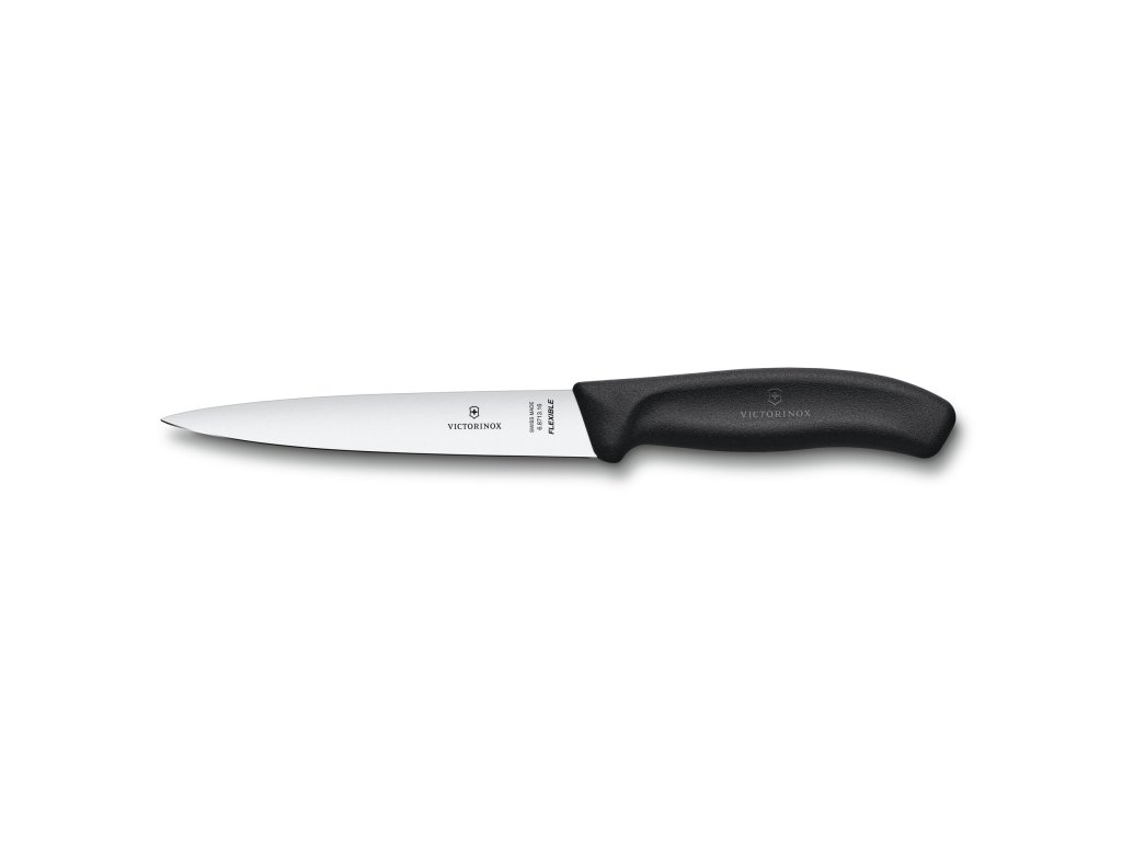 Victorinox Nůž filetovací Swiss Classic, 16 cm, černý, blister