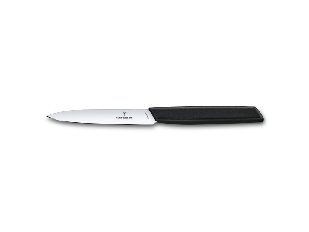 Victorinox Nakrajovací nůž Swiss Modern, 10 cm, černý