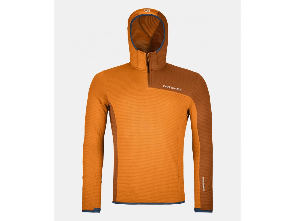 Ortovox Fleece Light Grid Zn Hoody M Barva: sly fox, Velikost: L