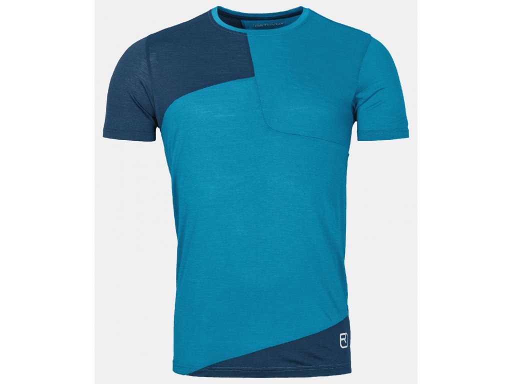 Ortovox 120 Tec T-Shirt M Barva: Mountain blue, Velikost: M