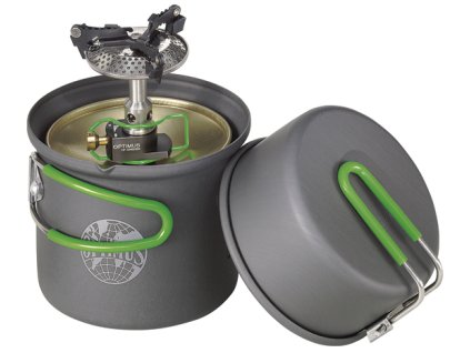 Optimus set vařič nádobí Crux Lite a TERRA SOLO cookset