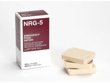 NRG-5 Emergency Food Ration, potravinový balíček 500g