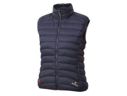 4055 Swan vest raven black