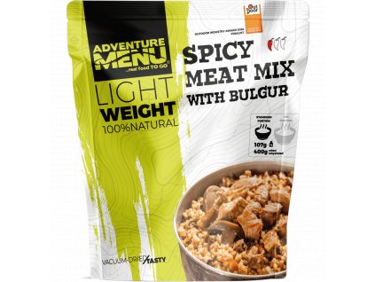 Pouch LW Spicy meat mix with bulgur