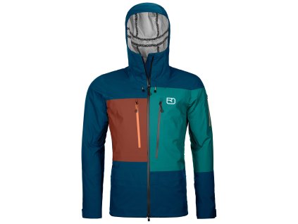Ortovox pánska bunda 3L Deep Shell Jacket M (Barva clay orange, Velikost XXL)