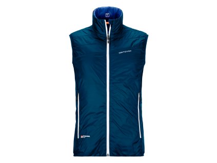 Ortovox pánska vesta Swisswool Piz Cartas Vest M (Barva pacific green, Velikost XXL)