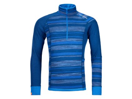 Ortovox tričko 210 Supersoft Zip Neck M (Barva black raven, Velikost XXL)