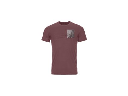 Ortovox pánske tričko 140 Cool Illu-Pic T-shirt M (Barva sweet alison, Velikost XXL)