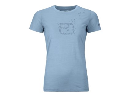 Ortovox dámske tričko 150 Cool Leaves T-shirt W (Barva petrol blue, Velikost XL)