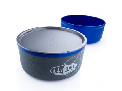GSI Outdoors nádobí Ultralight Nesting Bowl + Mug; 591ml; blue