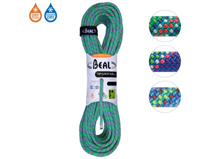 BEAL dynamické lano Top Gun II 10.5mm 200 m