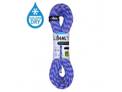 BEAL dynamické lano Top Gun II Golden Dry 10.5mm 70 m