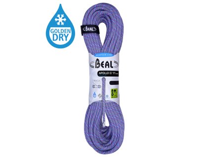 BEAL dynamické lano Apollo II Golden Dry 11mm 200 m