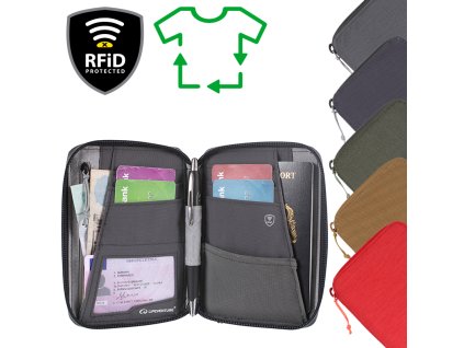 Lifeventure peněženka Mini Travel Wallet Recycled RFiD