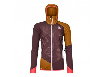 Ortovox dámská softshellová bunda Col Becchei Jacket W (Barva winetasting, Velikost XL)